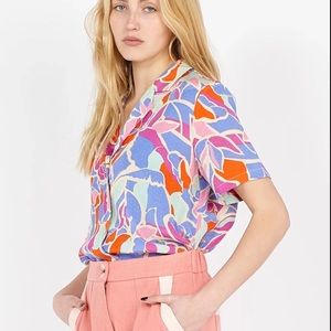 Chelly Short Sleeve Bowling Shirt NWT from FRNCH